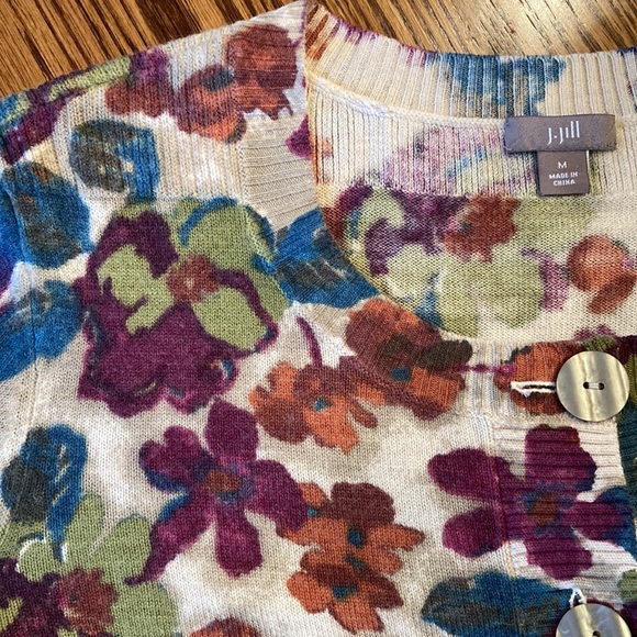 Jjill floral print cardigan - Picture 4 of 7